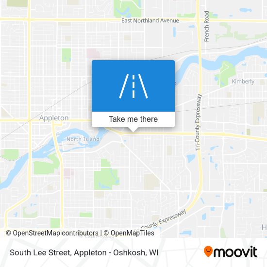 South Lee Street map