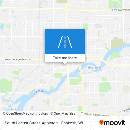South Locust Street map