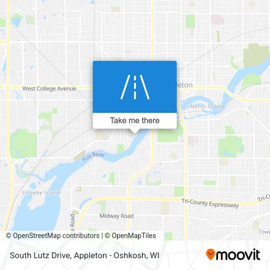 South Lutz Drive map