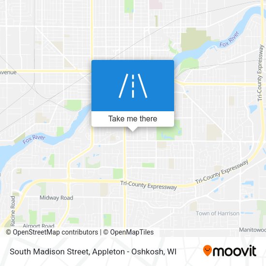 South Madison Street map