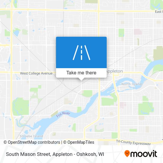 Mapa de South Mason Street