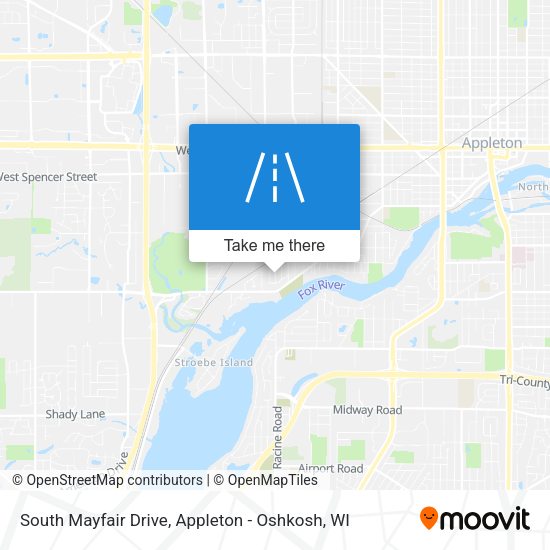 South Mayfair Drive map