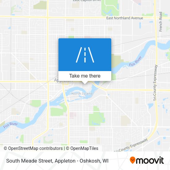 South Meade Street map