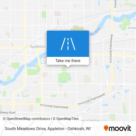 South Meadows Drive map