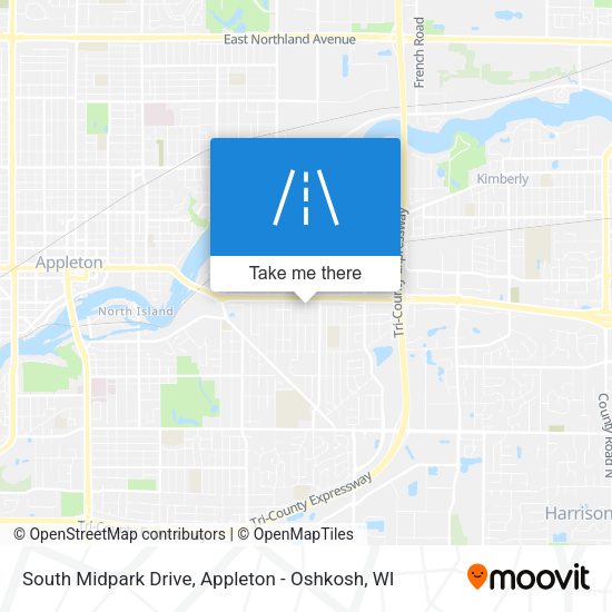 Mapa de South Midpark Drive