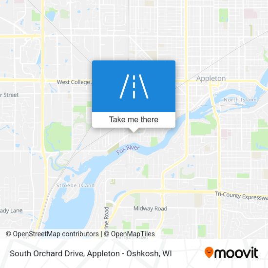 South Orchard Drive map