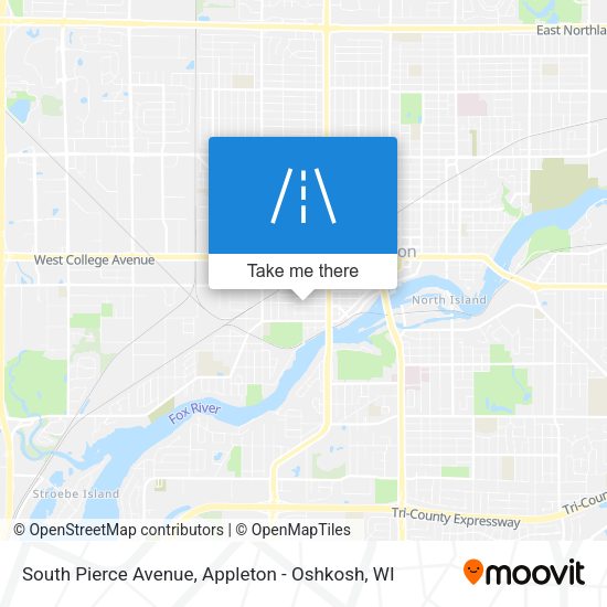 South Pierce Avenue map