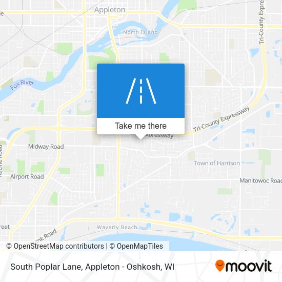 Mapa de South Poplar Lane