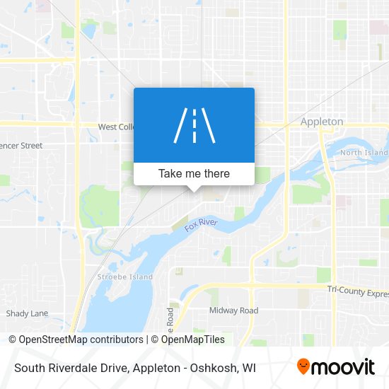 Mapa de South Riverdale Drive