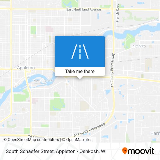 Mapa de South Schaefer Street