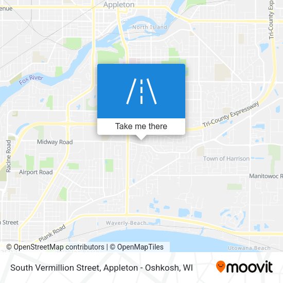 Mapa de South Vermillion Street