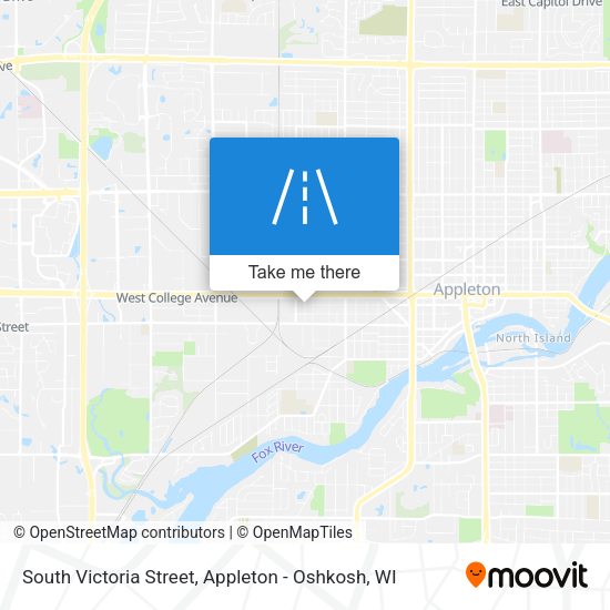 South Victoria Street map
