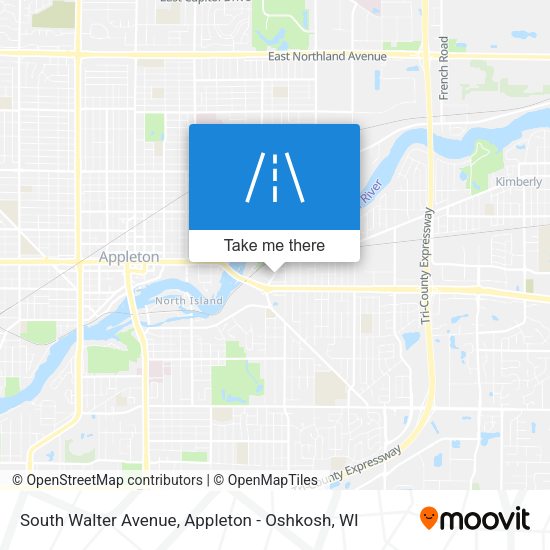 South Walter Avenue map