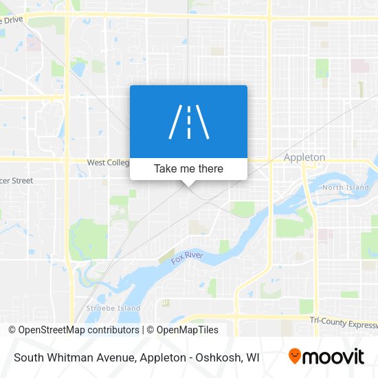 South Whitman Avenue map
