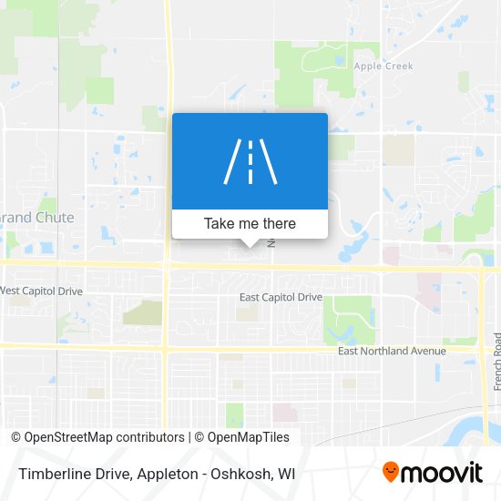 Timberline Drive map
