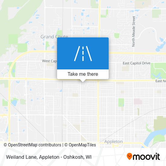 Weiland Lane map