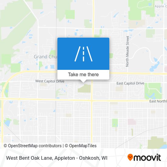 West Bent Oak Lane map