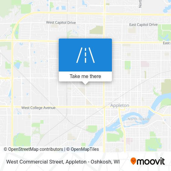 West Commercial Street map