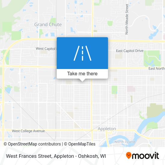 Mapa de West Frances Street