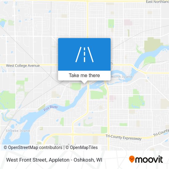 Mapa de West Front Street