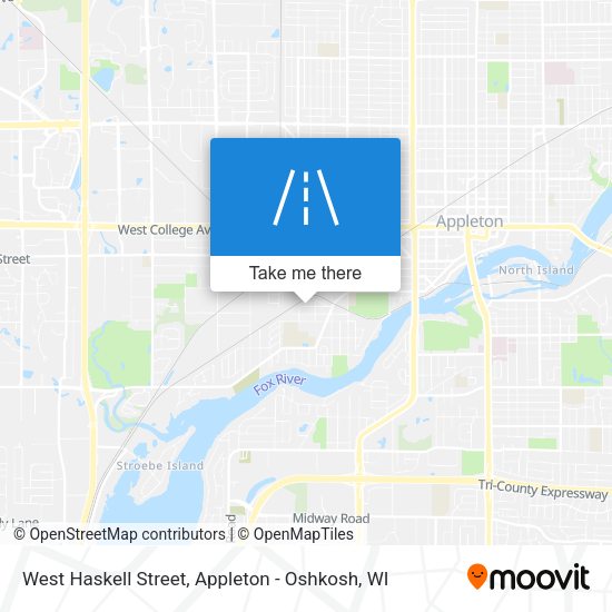 West Haskell Street map