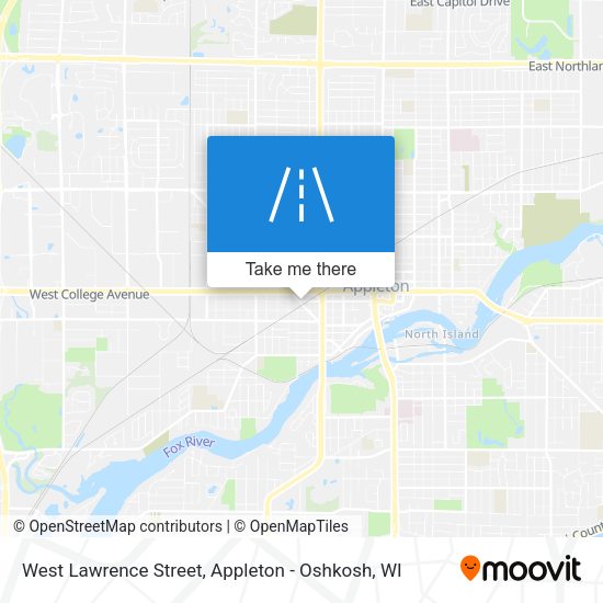 West Lawrence Street map