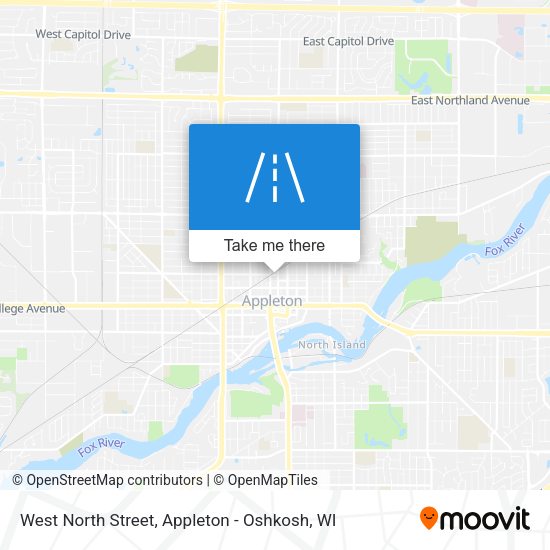 West North Street map