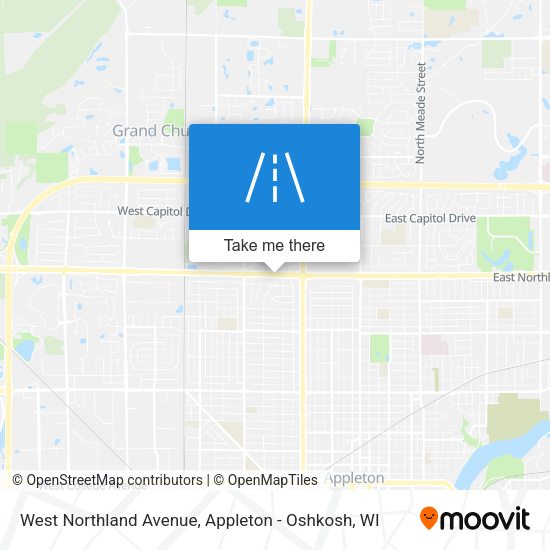 West Northland Avenue map