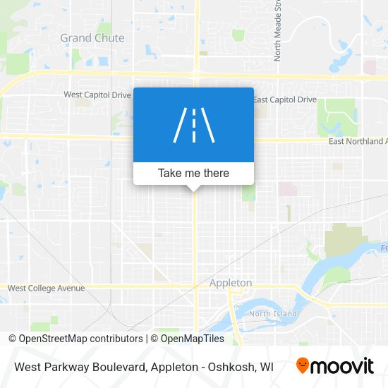 West Parkway Boulevard map
