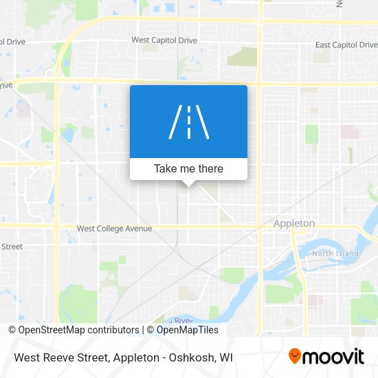 West Reeve Street map