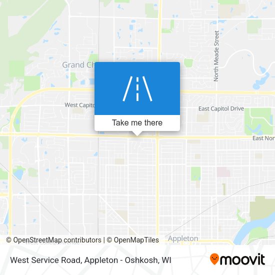 Mapa de West Service Road