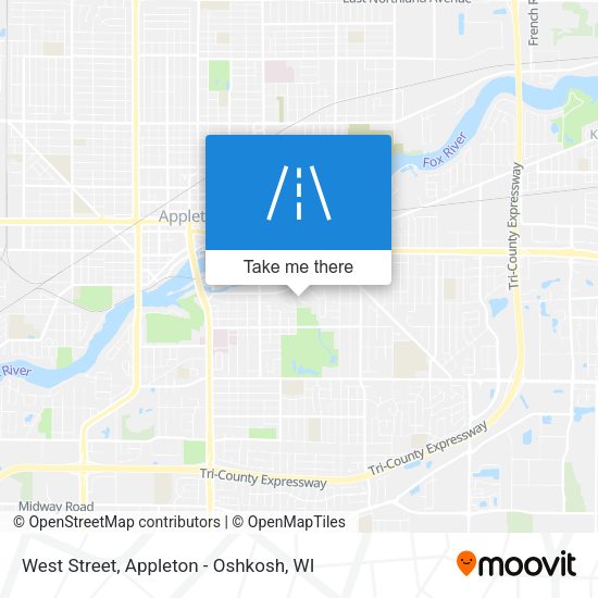 West Street map