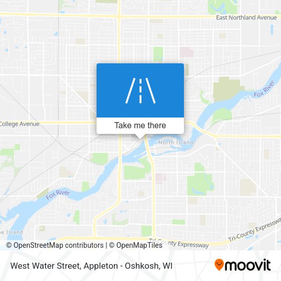 Mapa de West Water Street