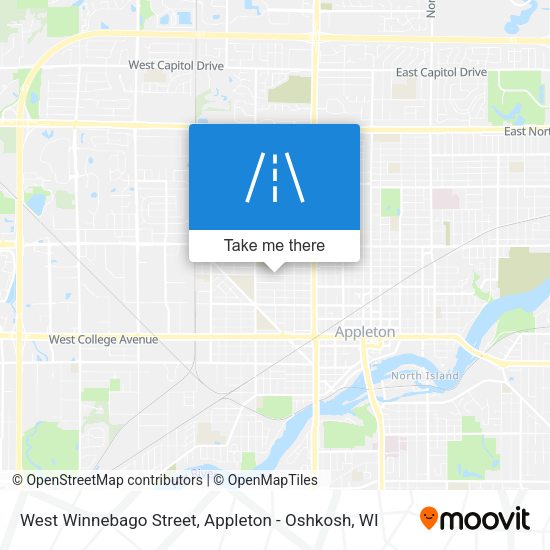 Mapa de West Winnebago Street