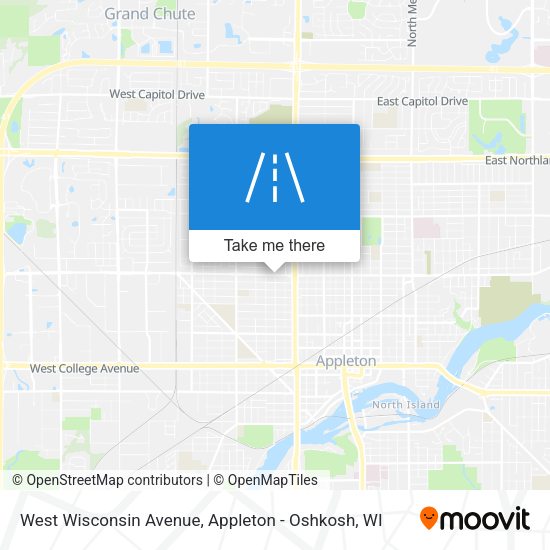 Mapa de West Wisconsin Avenue