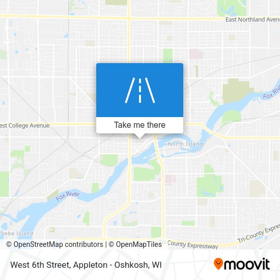 Mapa de West 6th Street