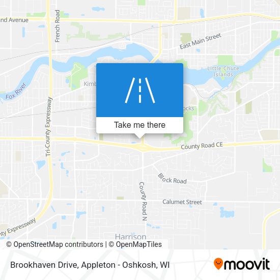 Brookhaven Drive map