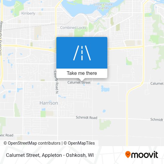 Calumet Street map
