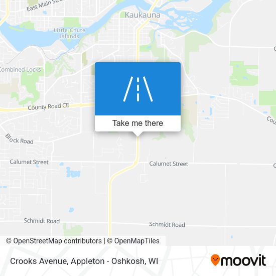 Crooks Avenue map