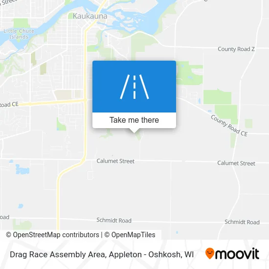 Drag Race Assembly Area map