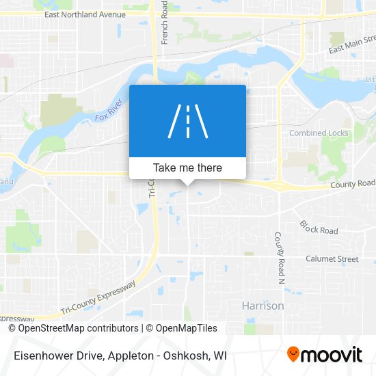 Eisenhower Drive map