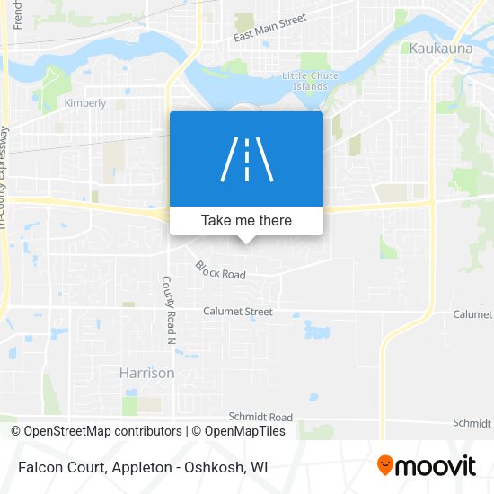 Falcon Court map