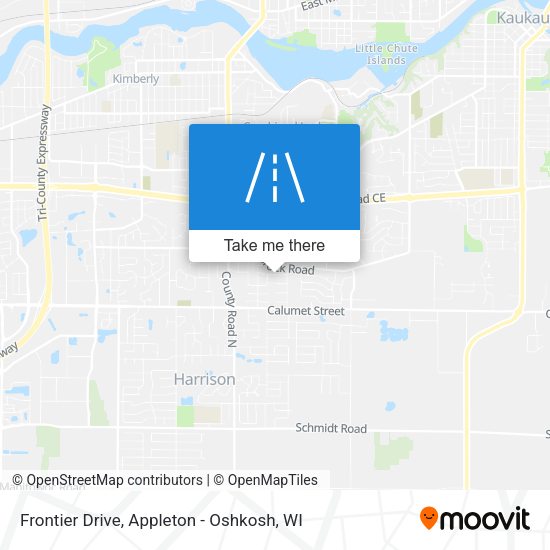 Frontier Drive map