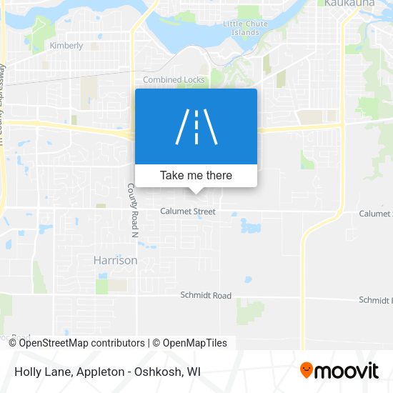 Holly Lane map