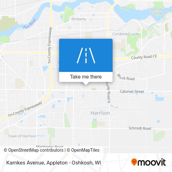 Kamkes Avenue map