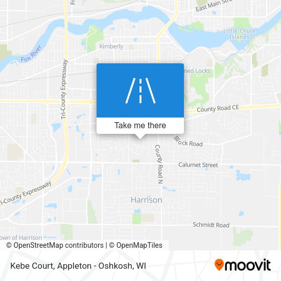 Kebe Court map