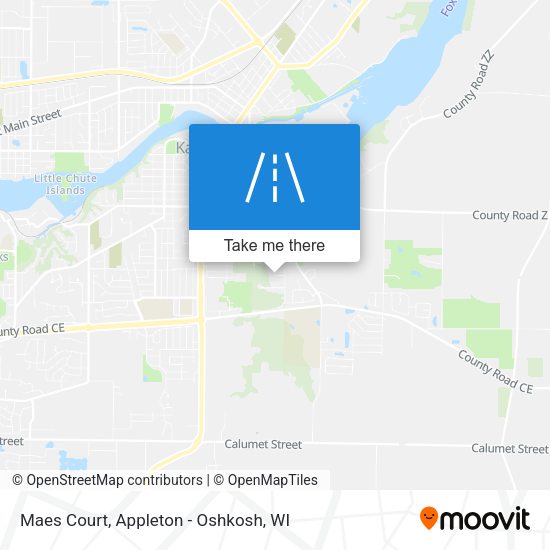 Maes Court map