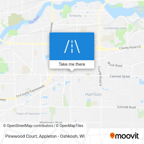 Pinewood Court map