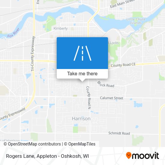 Rogers Lane map