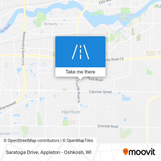 Mapa de Saratoga Drive